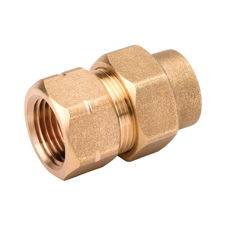 Home Improvement 0.5 in. dia. Brass Female Adapter HO153237